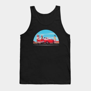 The Outback Escapade - White Text Tank Top